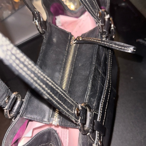 RARE COACH Beautiful black leather - Picture 6 of 12